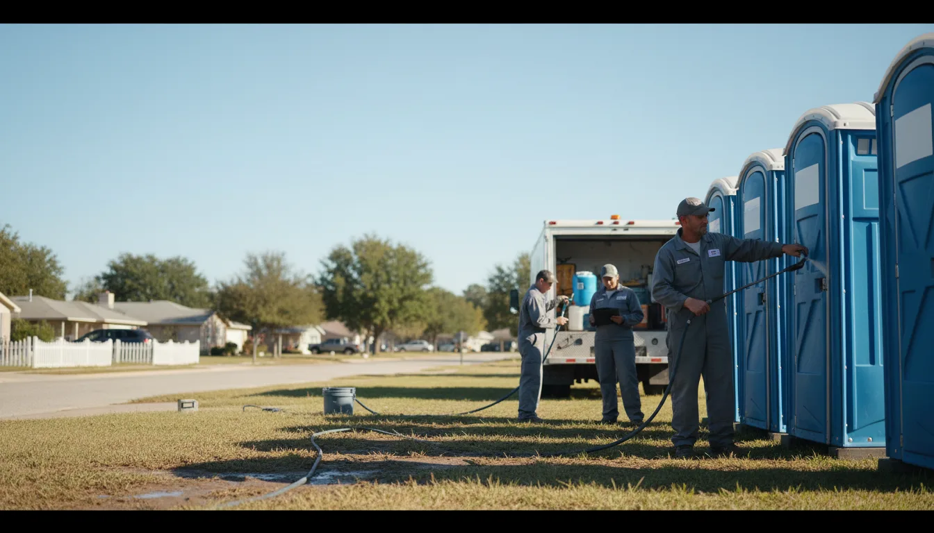 Long-Term Portable Toilet Rental in Commerce, GA near me
